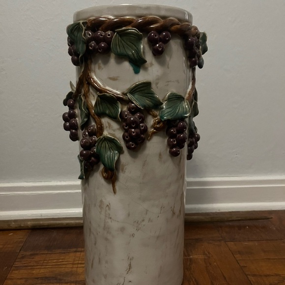 Antique Italian Majolica Umbrella Stand